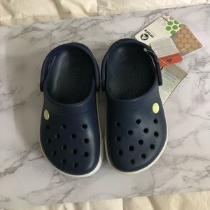 Sporting Life Crocs Juniors’ Size J1 Navy/Citrus